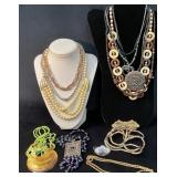Jewelry Including Necklaces, Brooches