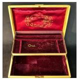Vintage Farrington Genuine Texol Jewelry Box with