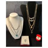 Jewelry Featuring Necklaces, Pendant Sets, and Bro