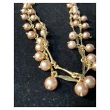 Gold-Tone J.Crew Necklace With Faux Pearls