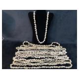 16 Strands of Shell Necklaces, 34-36 Inches in Len