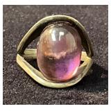 Sterling Silver Amethyst Ring, Size 5