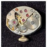 Swiss Watch Movement with Dial and Crown