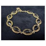 Kendra Scott Gold-Tone Bracelet With Black Accents