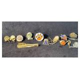 Tie Tacks, Pins, and Tie Bar Featuring Various The