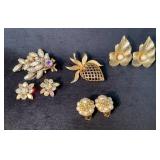 Vintage Costume Jewelry Including Weiss and Hong K