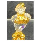 Swarovski Crystal Clown Pin