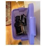 Picture Frames in Purple Roughneck Storage Tub