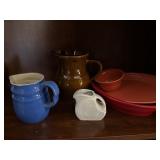 Fiesta Pottery Items in Assorted Colors and Styles