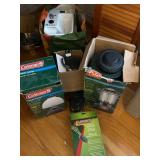 Camping Lamps and Canning Items