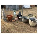 Outdoor Garden Decorations and Planters