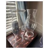 Large Clear Glass Hurricane Shades