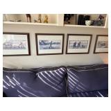 4 Framed Prints Depicting Agricultural Scenes