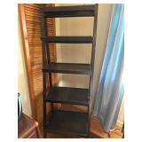 Wooden Tiered Bookcase with Ladder Design