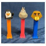 3 Madagascar Character PEZ Dispensers