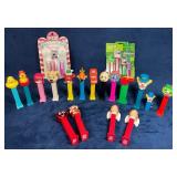 Various PEZ Dispensers with Holiday Sets and Loose
