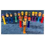 16 PEZ Heroes series Dispensers Featuring Occupati