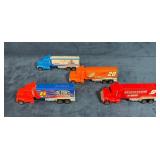 4 PEZ Semi-Truck Dispensers Featuring NASCAR Theme