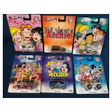 Hot Wheels Archie Comics Complete Set of 6 Cars in