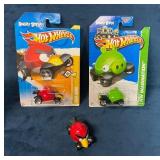 Angry Birds Hot Wheels Red Bird and Green Pig (2 P
