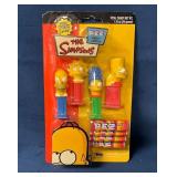 The Simpsons PEZ Dispenser Set with Candy In Origi