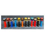 12 NASCAR-Themed Pez Dispensers with Racing Helmet