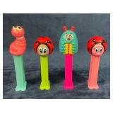 Four Pez Dispensers Featuring Insect Characters