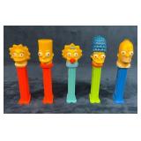 5 Simpsons-Themed PEZ Dispensers Featuring Family