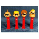 4 The Incredibles PEZ Dispensers