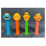 Four Sesame Street Character PEZ Dispensers