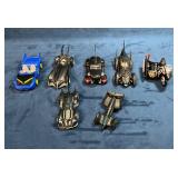 7 Mattel DC Comics Batman Die-Cast Cars