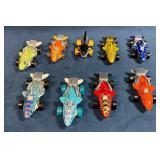 9 Hot Wheels Shark Cruisers Die-Cast Cars