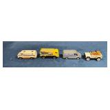 4 Matchbox Service/Work Vehicles in Mixed Designs