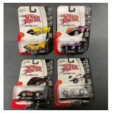 4 Jada Speed Racer Die-Cast Cars NIP, Black Tiger,