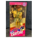 1992 Army Barbie Doll ï¿½Stars ï¿½n Stripesï¿½ Edition i