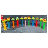11 Teenage Mutant Ninja Turtles Pez Dispensers