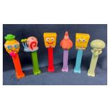 6 Spongebob Squarepants-Themed PEZ Dispensers