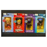 4 DC Super Hero Dolls ï¿½ Supergirl, Wonder Woman, C
