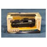 Jada Toys 2009 Black Corvette ZR1 Die-Cast Model i