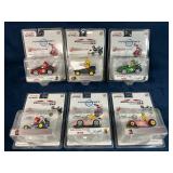 6 Pull Back Mario Kart DS & Wii Figures in Origina