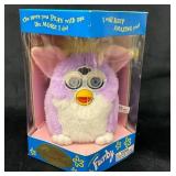 Purple and White Furby in Original Box by Tiger El