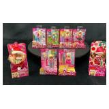 8 Barbie-Themed Holiday and Career Mini Figures in
