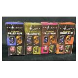 4 Star Trek Collectible Glasses in Original Boxes