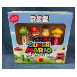 NIP Pez Super Mario Gift Set with Candy Dispensers
