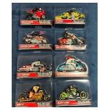 8 ï¿½ Hot Wheels Die-Cast Motorcycle Collection with