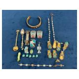 Jewelry and Decorative Items, Including Turquoise