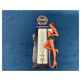 Metal Thermometer with Dodge Service Logo and Pin-