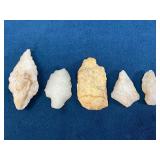 Five Stone Arrow Heads