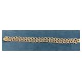 Sterling Silver Chain Link Bracelet, 24.4 Grams