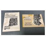 Rolleiflex Camera Manuals and Accessories Guides